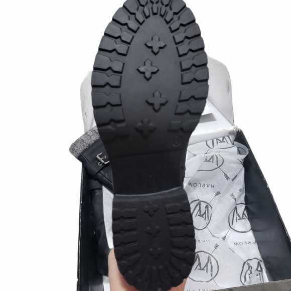 Black Harlow Heather Fall Boots. Size 7. Nwt - Picture 4 of 13